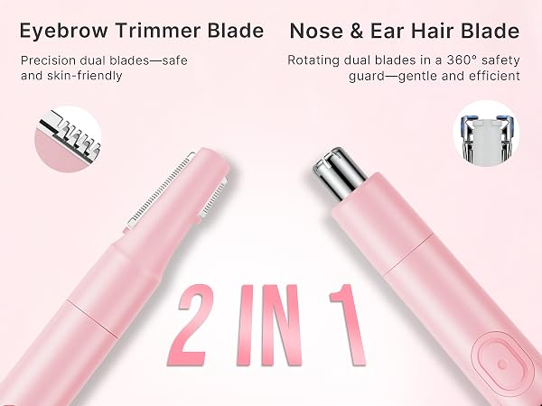 2 IN 1 Eyebrow &amp;amp; Nose Hair Trimmer