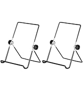 Artliving (2 Pack Adjustable Iron Display Stand Easel Foldable Tablet Stand Holder,Displays Pictu...