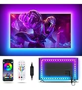 MORIACC LED Lights for TV 23-43 inch with Full Sides, TV LED Lights That sync with TV Music RGB C...