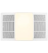Broan-NuTone FG110HBS Heater Upgrade Grille with Dimmable LED and Color Adjustable CCT Lighting B...
