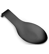 Stainless Steel Spoon Rest, Utensil Holder for Spatula, Ladle, Brushed Finish, Countertop, Heavy ...