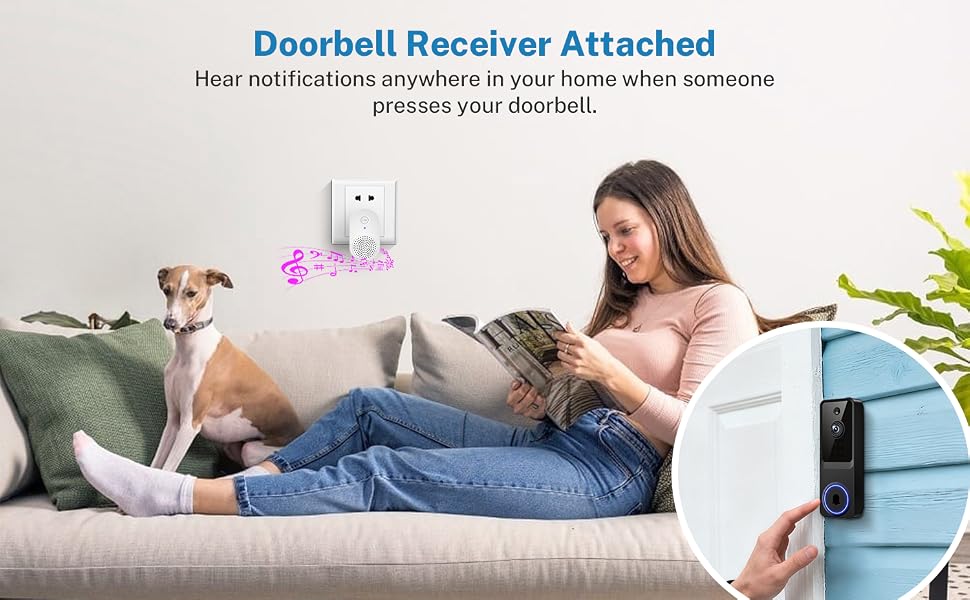 wireless doorbell with Indoor Receiver