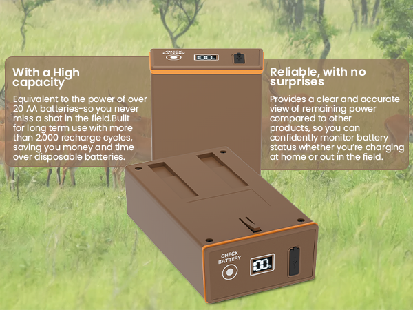moutril rechargeable battery pack