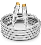 CABLAPTOP USB c Data Cable 10ft, USB c 3.2 gen 2 usbc to usbc Monitor Cable 4K@144Hz 20Gbps 240W ...