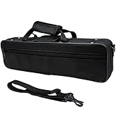 summina 16 Holes C Flute Case Gig Bag Backpack Box Water-resistant 600D Foam Cotton Padding with ...