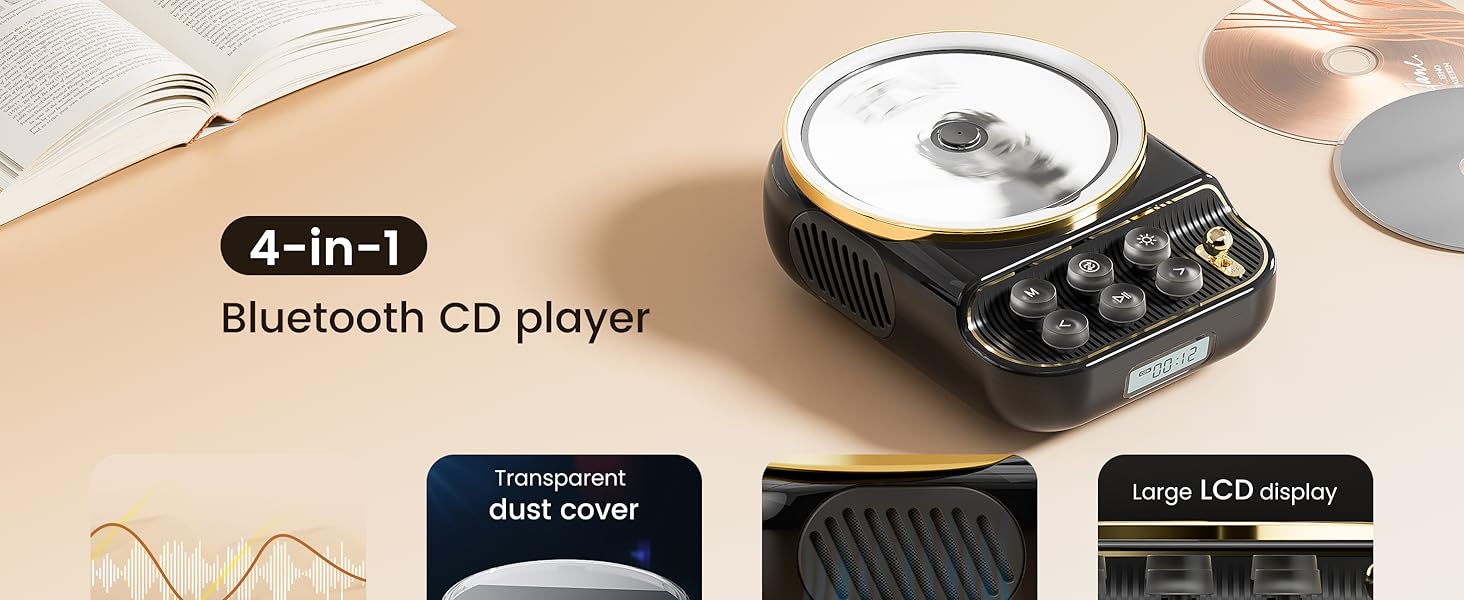 cd player with speakers