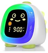 ANALOI OK to Wake Clock for Kids, Kids' Alarm Clock with Night Light, Stay in Bed Clock - Sleep T...