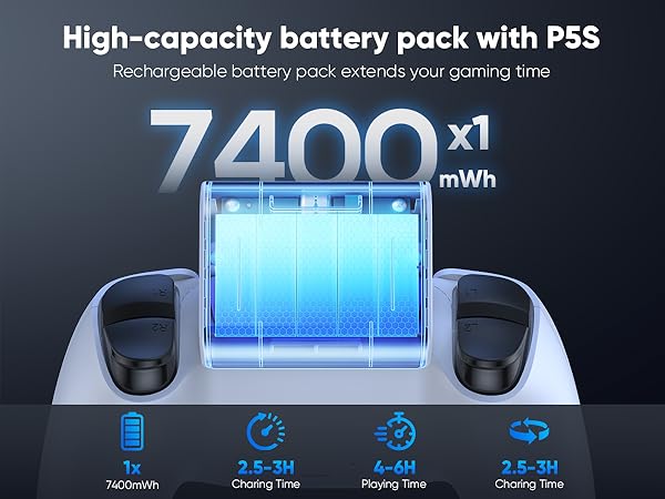 ps5 controller rechargeable battery pack