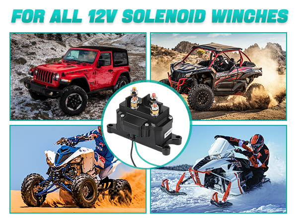 12v 250a winch solenoid relay for UTV ATV