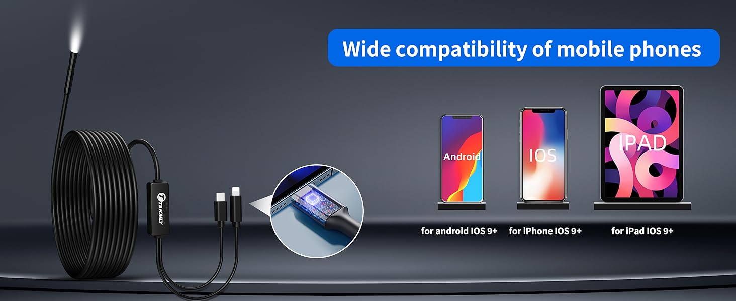 5.5mm endoscope camera for android and ios