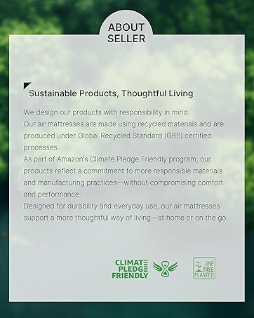 our air mattresses support a more thoughtful way of living-at home or on the go