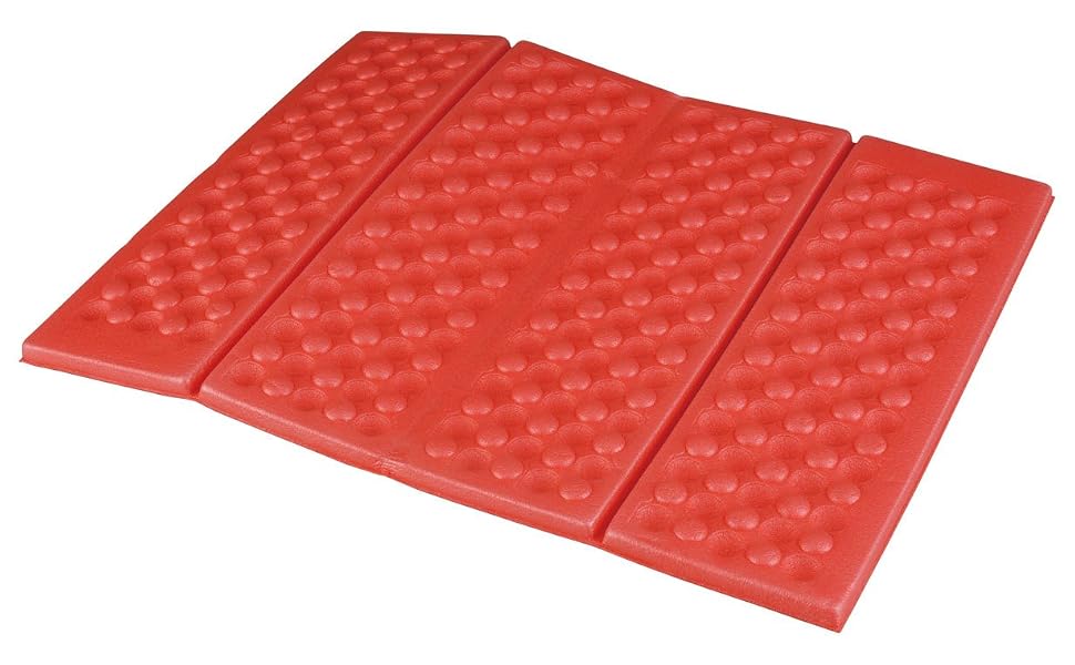 Seat pad unfolded for use