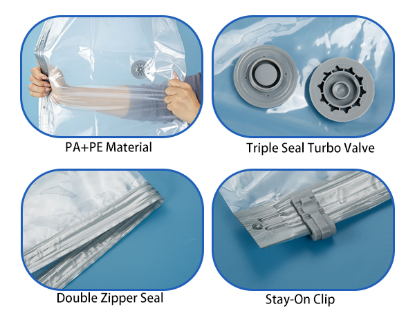Vacuum Seal Bags With Wireless Electric Pump