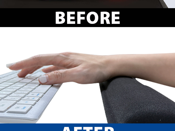 lasting comfort while helping reduce wrist pressure during extended typing sessions