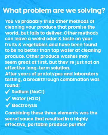 Aquapure produce purifier