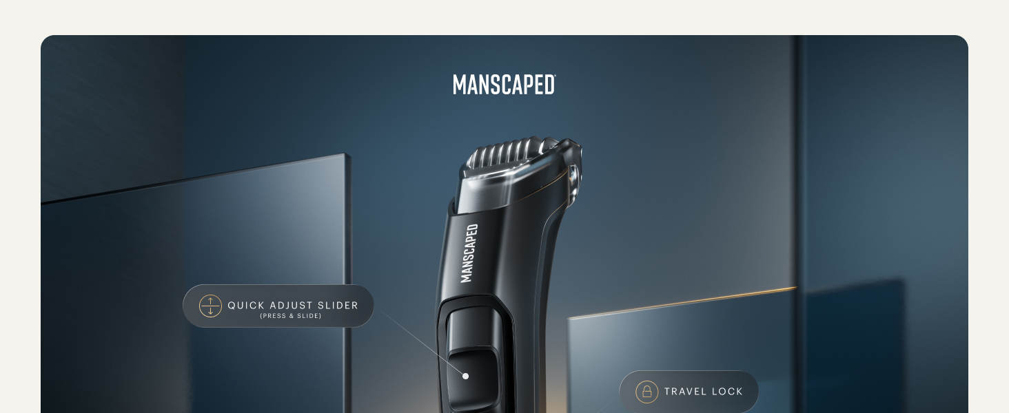 manscapes beard hedger mens mustache trimmer groomer clipper shaver guard long short stubble