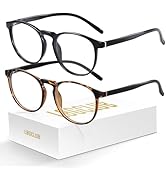 logclub Blue Light Glasses For Woman/Men Blue Light Blocking Glasses, Retro Round Anti Eyestrain ...