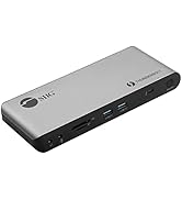 SIIG Thunderbolt 4 Docking Station - Quad 4K / Single 8K, 60W PD, 3X TB4 40G (USB-C), 2X USB-A 5G...
