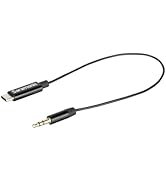 Saramonic SR-C2001 3.5mm TRS Male to USB-C Stereo or Mono Microphone &amp; Audio Adapter Cable to Rec...
