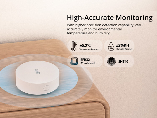 SONOFF SNZB-02P Zigbee Temperature and Humidity Sensor Indoor Thermometer Hygrometer