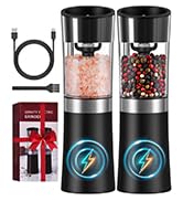 Electric Salt and Pepper Grinder Set