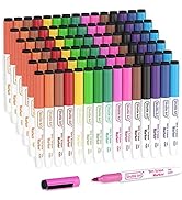 Dry Erase Markers, Shuttle Art 90 Bulk Pack 15 Colors Magnetic Whiteboard Markers with Erase, Fin...