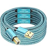 GOSYSONG Printer Cable 100ft, Printer Cord 2.0 Type A to Type B Cable, High Speed Long Printer Ca...