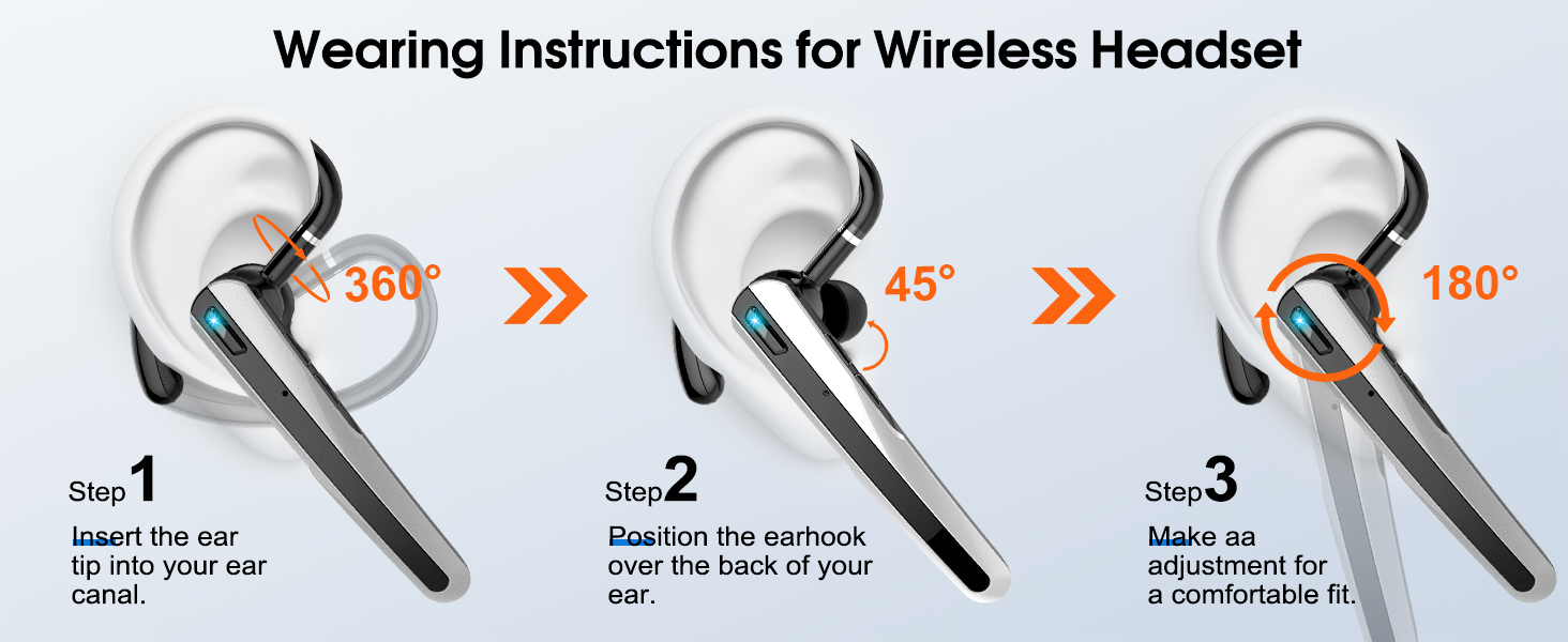Single-Ear Bluetooth Earpiece