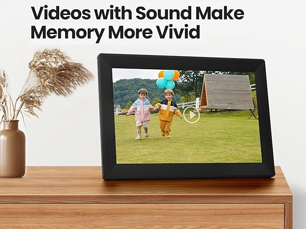 Uhale 10.1inch Digital Picture Frame WiFi Smart Touch Screen Digital Photo Frame