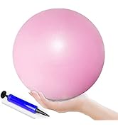 PALLOTH Pilates Ball, 9 Inch Exercise Ball with Pump, Mini Exercise Ball, Small Exercise Ball, fo...