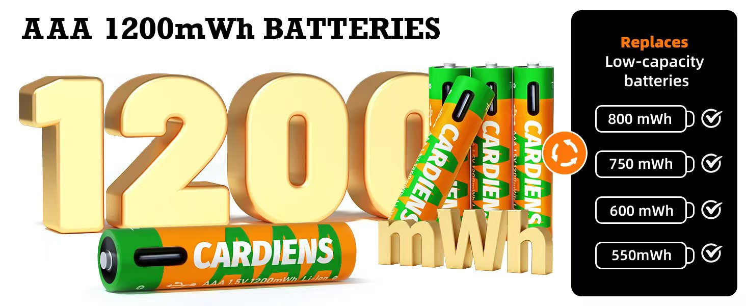 usb rechargeable aaa batteries