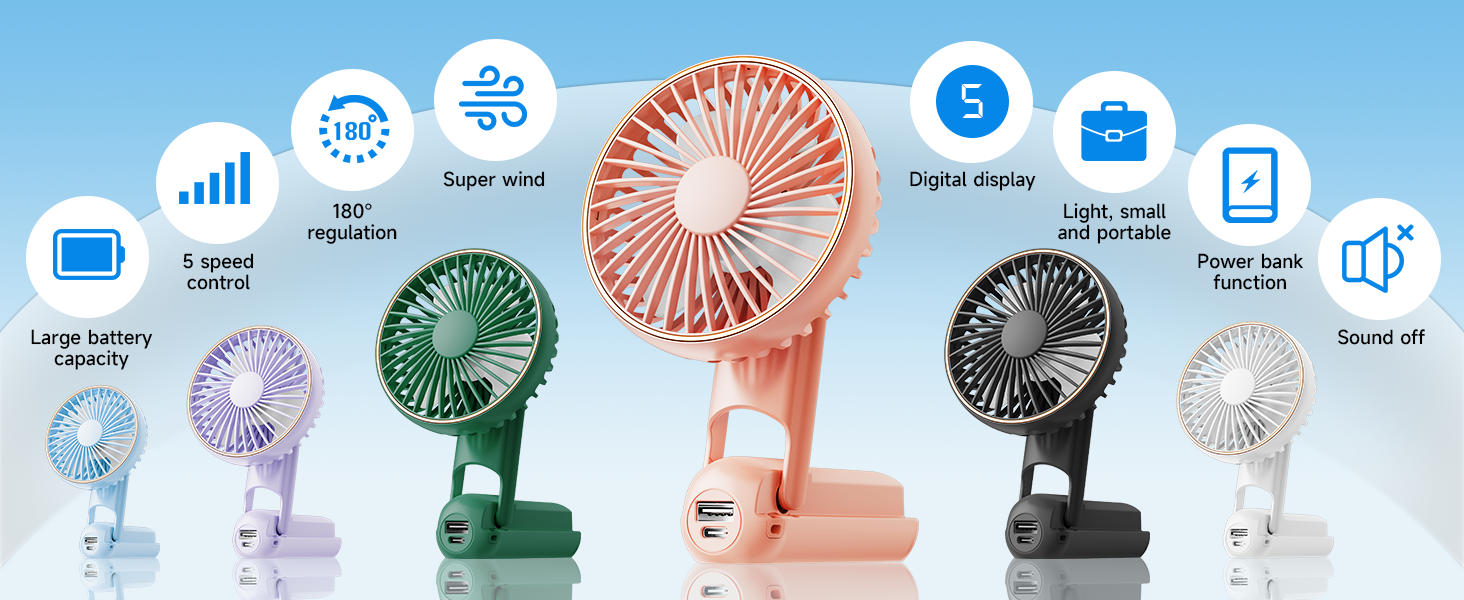 portable handheld fan handheld fan rechargeable handheld portable fans small fans portable