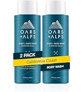 Oars + Alps Men's Moisturizing Body and Face Wash, Skin Care Infused with Vitamin E and Antioxida...