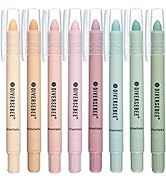 DiverseBee Bible Highlighters and Pens No Bleed, 8 Pack Assorted Colors Gel Highlighters Set, Bib...