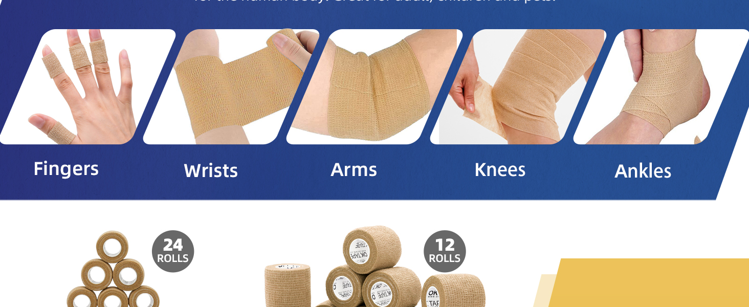cohesive bandage wrap