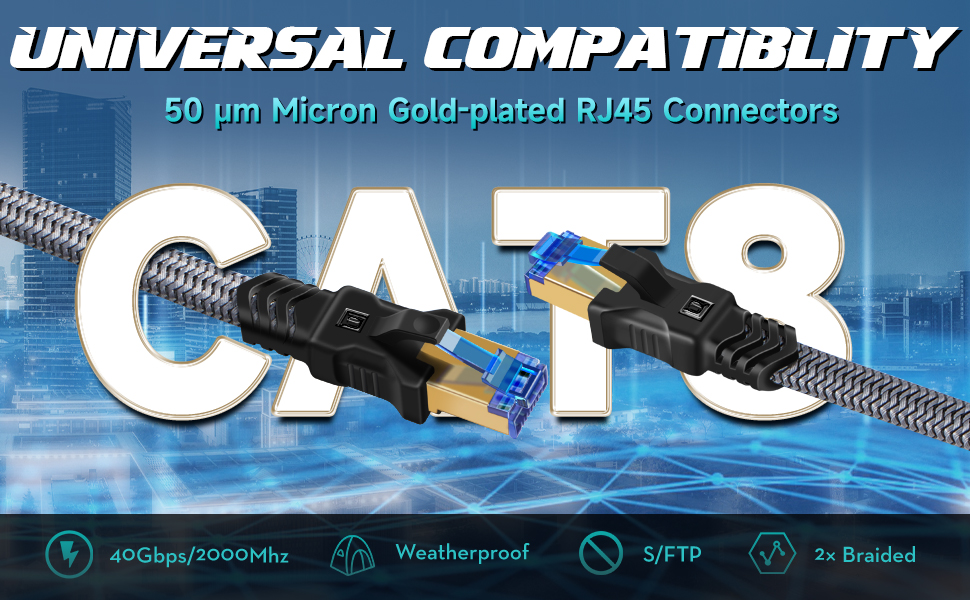 ethernet cable 50FT 3FT 10FT 30FT 100FT