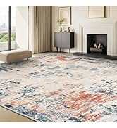 MontVoo Abstract Area Rug-5x7 Washable Rugs for Living Room-Soft Rug for Bedroom-Neutral Non Slip...