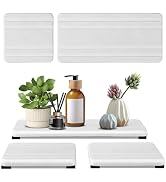 3PCS Water Absorbing Stone Tray, DryingNeat Diatomite Stone Sink Tray, Instant Dry Sink Coasters,...