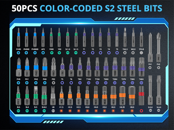 24 in 1 magnetic ratchet screwdriver set