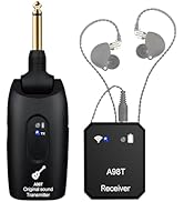 WENTELMUSIC A98T 2.4GHz Wireless in-Ear Monitor System – Low Latency, HD Audio, 100ft Range, 24-b...