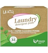 YUCO Laundry Pods Detergent - Hypoallergenic Laundry Pods - Powerful 3-in-1 Clean in One Step Ult...