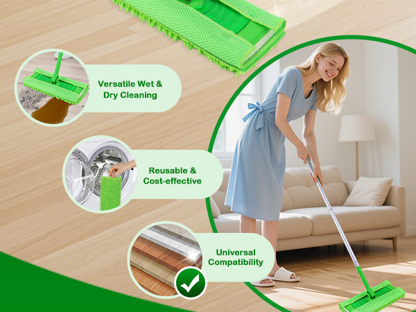 reusable mop pads