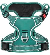 Timos Dog Harness Small Sized, No Pull Pet Harness with Neck Lockable Snap, No Choke Front Clip R...