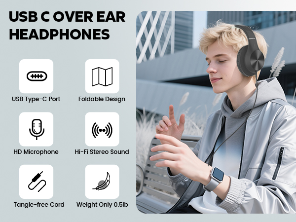 usb c headphones