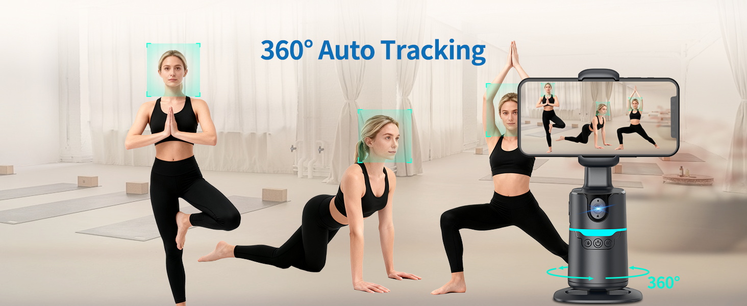 360° auto tracking