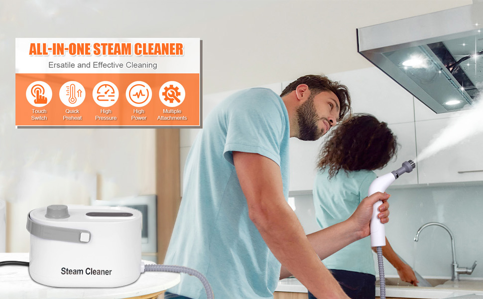 Steam cleaner for home handheld steamer for cleaning