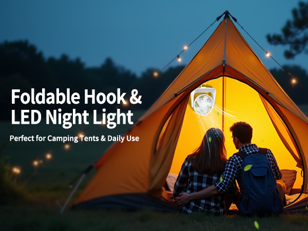 Foldable Hook&amp;amp; LED Night Light