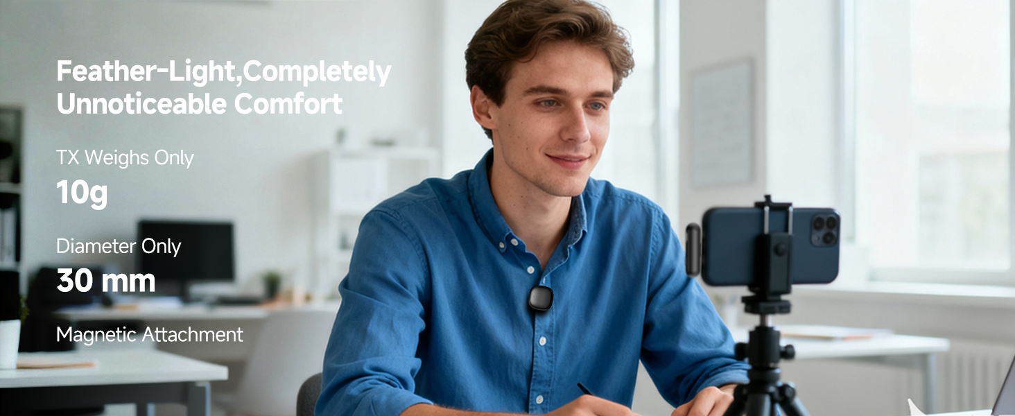 Mini Wireless Lavalier Microphone