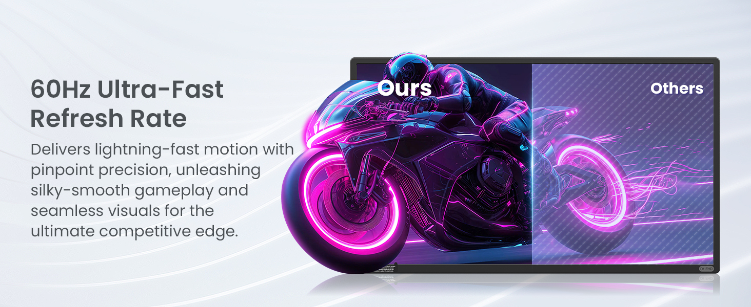 60Hz Ultra-Fast Refresh Rate