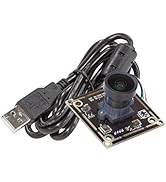 Arducam 8MP IMX179 USB Camera Module, Wide Angle Lightburn Webcam with 115°(H) M12 Lens, Single M...
